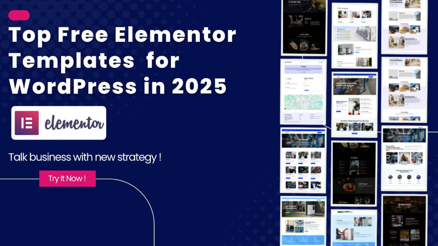 Top Free Elementor Templates for WordPress in 2025