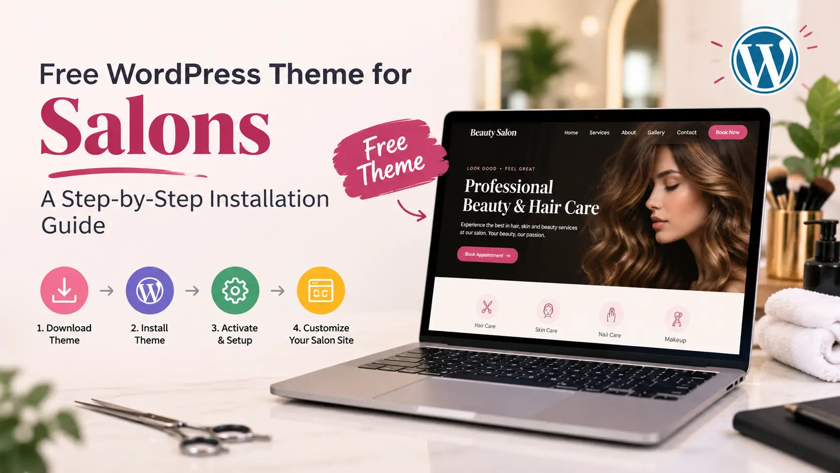 Free WordPress Theme for Salons: A Step-by-Step Installation Guide